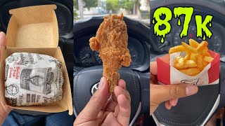 Mukbang  Combo 87k mua được gì tại gà rán KFC Combo of KFC fried chicken store [upl. by Anyek617]