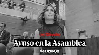 🔴 DIRECTO  AYUSO en la sesión de control de la ASAMBLEA DE MADRID [upl. by Atig]