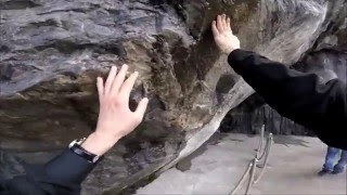 Walkthrough of the Grotto in Lourdes [upl. by Ateuqirne]