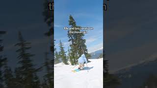 skiing Whistler Blackcomb insane Side Hits 🤯 parkskiing skiing skiresorts [upl. by Aetnahs]