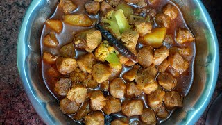 fulkopi and soyabin er niramish তরকারি very tasty and easy to cookfood cookNilimakitchensdiary [upl. by Vivica]