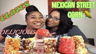 MEXICAN STREET CORN🌽 ELOTES MUKBANG ❗️MUST WATCH❗️ [upl. by Rheims432]