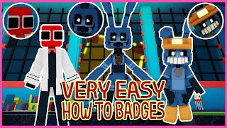 Roblox  How to get Badges in Poppy PlayTime RP World [upl. by Marillin]