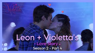 Leon and Violettas Love Story Season 2  Part 4 English  Violetta [upl. by Amara70]