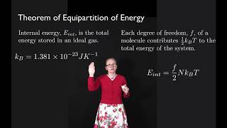 Theorem of equipartition of energy [upl. by Kathryn]