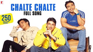 Chalte Chalte  Full Song  Mohabbatein  Shah Rukh Khan Uday Chopra Jugal Hansraj Jimmy Shergill [upl. by Hesta]