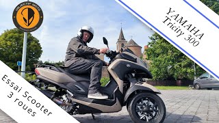 Yamaha Tricity 300 3 roues pour plus de fun [upl. by Stiegler169]