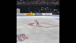 Amber Glenn’s winning triple axel at the 2024 US Figure Skating Championships [upl. by Ax]