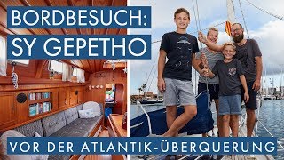 BORDBESUCH SY Gepetho Marimba 44 vor der Atlantiküberquerung [upl. by Eiuol]