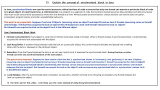 13JavaSynchronizedBlock java thread synchronization [upl. by Lowell]