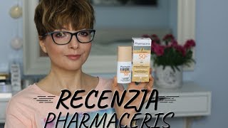 👩🏻‍⚕️Pharmaceris👩🏼‍⚕️  Recenzja  Lubię  Polecam Fluid OchronnoKorygujący z SPF50 [upl. by Aniloj]