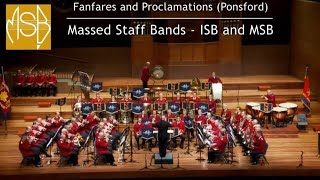 ISB amp MSB  Fanfares and Proclamations Ponsford [upl. by Cathee]