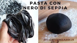 PASTA CON NERO DI SEPPIA Ricetta semplice  RICETTE DI GABRI Kitchen Brasita [upl. by Nylave]