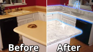 How To Install Epoxy Over Old Countertops Ultimate Guide  Stone Coat Countertops [upl. by Fara120]