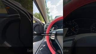 before and after  2016 Nissan Altima 35 SL resonator muffler delete 🔊 [upl. by Ummersen624]