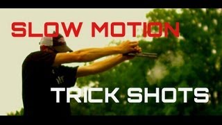 TRICK SHOOTING MONTAGE IN SLOW MOTION [upl. by Leod794]