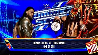 ROMAN REIGNS VS BOOGEYMAN WWE 2k24 Simulation Match [upl. by Vannie259]