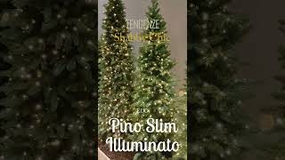 Pino Slim illuminato Enzo de Gasperi 🎄 Albero di Natale artificiale homedecor natale [upl. by Htiffirg]