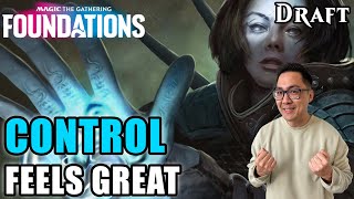 Control Decks Feel Super Fun In Foundations Draft  Foundations Draft  MTG Arena [upl. by Nayar]