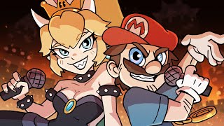 BOWSETTE in 23 Animation Styles ■ HUGE Community Collab ■ The Chalkeaters Mario Song Remake [upl. by Ynna]