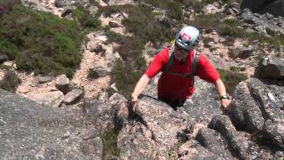 Scrambling movement skills  hand holds [upl. by Airdnekal35]