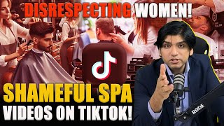 Shameful spa videos on tiktok Disrespecting women [upl. by Grayson]