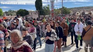 Peregrinación a Temastián con el Señor de los Rayos de Tabasco Chique y Moyahua Zacatecas 2024 [upl. by Haseena]