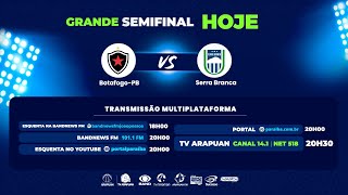 BOTAFOGOPB X SERRA BRANCA  Campeonato Paraibano 2024 AO VIVO [upl. by Rosemonde]