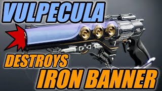 Vulpecula Hand Cannon INSANE in Iron Banner Destiny 2 LightFall [upl. by Mixie]