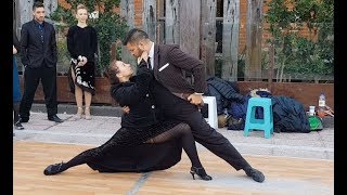 Amazing Real Tango Street Dance in Buenos Aires Argentina [upl. by Adnofal]