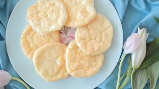 Cloud bread  Video recipe [upl. by Nalyr]