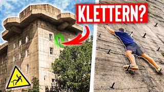 Schwieriges KLETTERMANÖVER in WWIIBUNKERFESTUNG🪢  Unsere NERVEN sind am LIMIT [upl. by Ainnos]