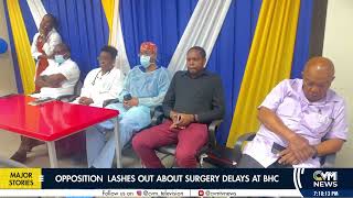 Opposition Lashes Out About Surgery Delays at Bustamante Hospital for Children BHC  CVMTVNews [upl. by Nalani462]