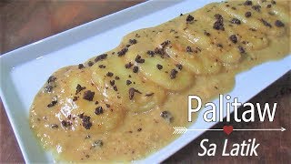 Palitaw Sa Latik  Sweet Rice In Coconut Milk [upl. by Kehoe893]