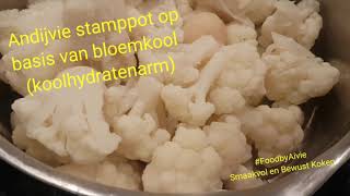 Koolhydratenarm andijvie stamppot [upl. by Pinette]