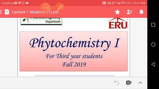 Phytochemistry alkaloids introduction part 1 [upl. by Bidle]