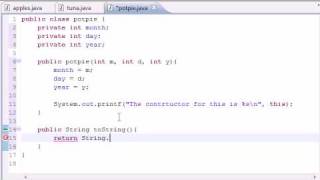 Java Programming Tutorial  42  toString [upl. by Neraj912]