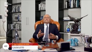 Max Giusti imita Claudio Lotito  Quelli che il calcio 28012018 [upl. by Nnylkoorb]