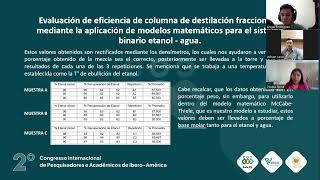 Evaluación de eficiencia de columna de destilación fraccionada [upl. by Ayikal]