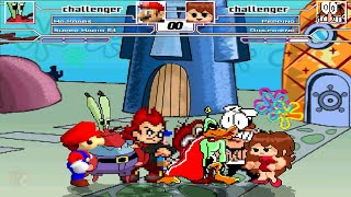 MrKrabs SuperMario64 Cassandra amp FixIt Felix Jr VS Peppino Girlfriend Stimpy amp Duck Dodgers [upl. by Adriana274]