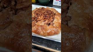 A beautiful cinnamon pear and walnut galette fancy term for pie Nothing quite like homemade [upl. by Augustus]