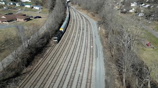 NS268 leaving Bristol VA eastbound and down February 6 2024 [upl. by Sigfried212]