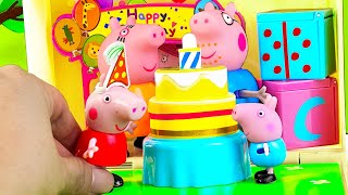 Peppa Pig Best Birthday Party  Peppa Pig Toys Video [upl. by Osric]