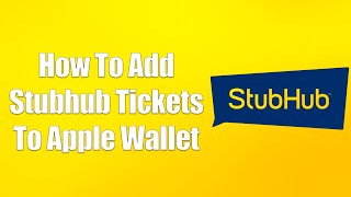 How To Sell Ticketmaster Tickets on Stubhub Very EASY [upl. by Alilahk972]