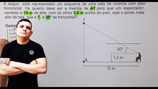 TRIGONOMETRIA  EXERCÍCIOS  4° QUESTÃO DE 10  Prof Micamática [upl. by Imerej566]