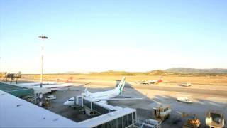 Olbia Airport Video [upl. by Dukey]