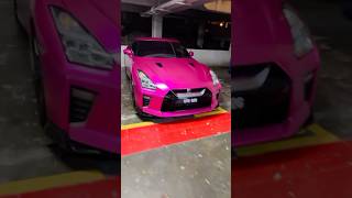 COLD START PINK GTR R35 STRAIGHT PIPE 4quot TITANIUM EKZOS ATSAutomobilegallery  DrMan Ttdi Story [upl. by Airottiv]