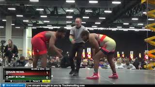 220 Lbs 1st Place Match  Denarii Mickel PA Vs Albert Butler GA 28fb [upl. by Jezabel]