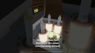 How to activate self destruct in the power core roblox selfdestruction core [upl. by Evatsug]