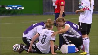 U20 Frauen WM 2014 Halbfinale Deutschland Frankreich 2 Halbzeit [upl. by Zul100]